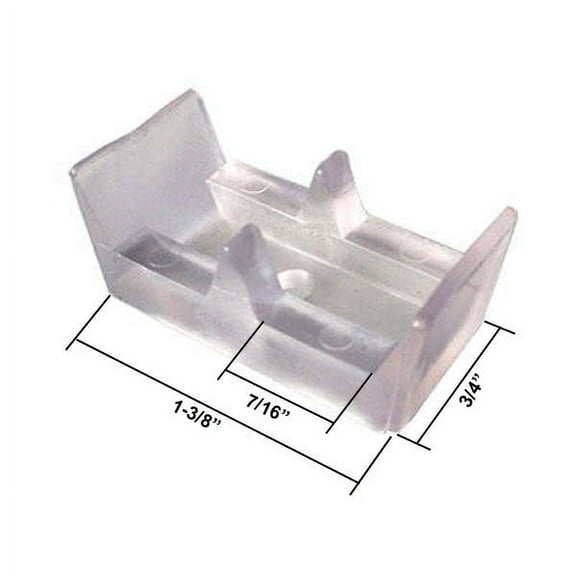 Gordon Glass Framed Sliding Shower Door Clear Bumpers - (Set of 2)