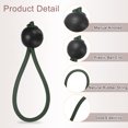 thumbnail image 3 of Cuerdas elásticas Uxcell de 8" con bolas, 20 piezas de cuerdas elásticas con bolas para sujetar lonas para tiendas de campaña, color púrpura y negro, 3 of 7