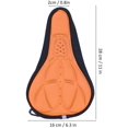thumbnail image 3 of Funda para sillín de bicicleta, funda de asiento de bicicleta de espuma para bicicleta de montaña (naranja), 3 of 5