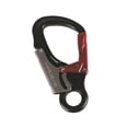 thumbnail image 3 of Mosquetón con clip, gancho a presión con doble bloqueo, mosquetón resistente para escalada en roca, mosquetón con bloqueo automático a presión para Negro, 3 of 8