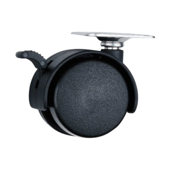 Surtek Office Chair Caster with top Plate And Brake 40 mm , RY4B