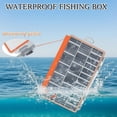 thumbnail image 5 of Fishing Tackle Box 2pack 3700 Waterproof Tray With 20 Removable Dividers Clear Lure Organizer For Swimbaits Hooks And Terminal Storage, 5 of 8