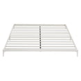 thumbnail image 6 of Heavy Duty Metal Platform Queen Bed Frame, 6 Inch High Underbed Storage, Sturdy Metal Support Bed Frames, No Box Spring Needed, Noise Free，White, 6 of 7