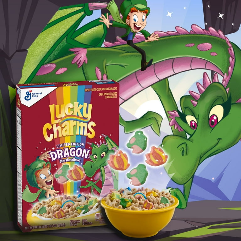 Lucky Charms Gluten Free Kids Breakfast Cereal with Marshmallows