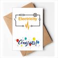 thumbnail image 1 of Electric Wave Battery Resistance Switch Wedding Cards Congratulations Greeting Envelopes, 1 of 3