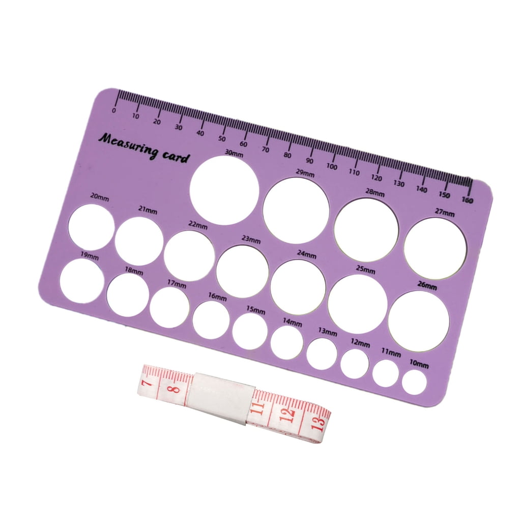 Tizuqe Silicone Nipple Rulers Double Side Centimeter Inches Scale for Breast Pump Sizing
