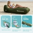 thumbnail image 3 of AEROGOGO GIGA Self-Inflating Lounger with Battery Pump Air Beds Inflatable Sofa Bed, 3 of 9