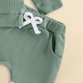 thumbnail image 6 of TOWED22 Toddler Baby Boy Clothes Fall Winter Fleece Outfits Color Block Sweatshirt & Jogger Pants,Green,12-18 M, 6 of 7