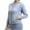 Blue, variant on Women's Zip-up Yoga Jackets Slim Stretchy Hooded Long Sleeve Workout Jackets with Pockets Running Athletic Fitness Sports Jackets