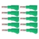 thumbnail image 3 of 10 conectores banana telescópicos de 4 mm CAT II 600 V 32 A con funda de PE para equipos digitales 3C de seguridad industrial, color verde, 3 of 14
