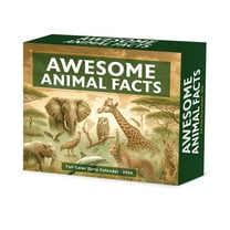 Awesome Animal Facts 2026 Box Calendar, (Paperback)