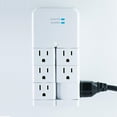 thumbnail image 7 of GE Pro 6-Grounded Outlet Surge Tap, Swivel Outlets, White - 37063, 7 of 7