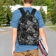thumbnail image 4 of Easygdp Black Cats In A Garden Mochila Ligera de 15 Pulgadas para Estudiantes, Mochila Cómoda para la Escuela y Viajes, Correas Ajustables, 4 of 6