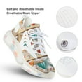 thumbnail image 3 of 2024 Snowman Christmas Tree Elk Women Or Men Lace Up Flat Sneakers Female Mesh Walking Footwear, 3 of 8