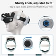 thumbnail image 2 of Head Strap for Meta Quest 3 with 6000mAh Battery VR Accessories for Quest 3 Comfort Adjustable Elite Strap, 2 of 6