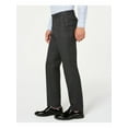 thumbnail image 3 of DKNY Mens Dress Pants 30X30 Windowpane Modern Fit Wool Stretch   Gray 30, 3 of 4