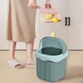 thumbnail image 4 of TIMIFIS Cute Desktop Trash Can Small Desktop Plastic Waste Basket Garbage Can Mini Storage Bin For Bathrooms Offices Or Dressing Table, 4 of 6