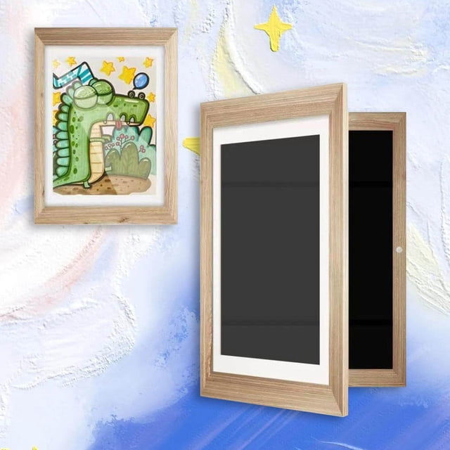 Maoww Kids Art Frame Photo Frame Interchangeable Kids Artwork Frame for Postcards