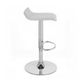 thumbnail image 2 of Modern Home Sigma Contemporary "Leather" Adjustable Height Barstool, 2 of 7