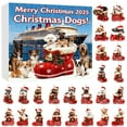 thumbnail image 2 of Advent Calendar 2025 Christmas Ornaments Dog Advent Calendar, 24 Double-Sided Printed Dog Boot Ornaments, Christmas Tree Decorations Set, 24 Days Countdown to Christmas Gifts for Kids Boys Girls, 2 of 8