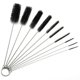 thumbnail image 1 of Cepillo Herramientas para Equipos Tatuaje Hardware Cepillo Nailon Limpieza Mecánica Cepillo Limpieza Diez Piezas Acero Inoxidable (negro), 1 of 10