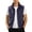 Dark Blue, variant on Fishing Vests for Men Lightweight Stand Collar Zip Up Sleeveless Jacket with Pockets Outdoor Work Photo Travel Hiking Vest