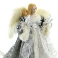 thumbnail image 4 of Kurt Adler UL 10-Light 14-Inch Silver and Gray Angel Treetop, 4 of 4