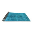 thumbnail image 2 of Ahgly Company Indoor Square Persian Light Blue Bohemian Area Rugs, 7' Square, 2 of 4