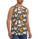 thumbnail image 2 of Balery Roosters and Chicks Camisetas sin mangas para hombre, absorbe la humedad y protege contra el mal olor.-XX-Large, 2 of 7