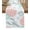 Coral powder turquoise white, variant on ERUNPONLY Teal Red Coastal Table Runner - 72 Inch Long Summer Lobster Coral Nautical Cotton and Linen Blended Dress Scarves Farmhouse Table Runner for Kitchen Dining, Coffee Table, 14" x 72"