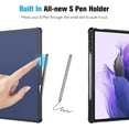 thumbnail image 5 of Fintie Case for Samsung Galaxy Tab S8+/S8 Plus 2022/S7 FE 2021/S7 Plus 2020 12.4 inch Tablet, Multi-Angle Stand Cover with Pocket Auto Wake/ Sleep , Built-in S Pen Holder, Galaxy, 5 of 8