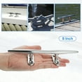 thumbnail image 3 of 8 Inch 200mm Stainless Steel Flagpole Cleat Hook Deck Cleat Rope Cleat Handle Universal for Marine Boat Ship, 3 of 6