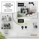 thumbnail image 5 of Organizador para ducha estante de gran capacidad estantes de acero inoxidable para almacenamiento de baño y decoración del hogar, 5 of 8