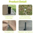 thumbnail image 4 of Al Fresco Waterproof Dome Shaped Large Chicken Coop - Metal Chicken Run with Anti-UV Cover, Walk-in Fence Cage Hen House for Outdoor and Yard Farm Use, 1" Tube Diameter, 9.84' x 19.68' x 6.56', 4 of 9