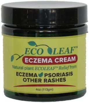 ECOLEAF Natural Eczema & Psoriasis Cream Symptomatic Relief from Itching Burning Irritations & Rashes | Made in USA