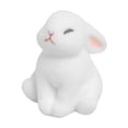 thumbnail image 2 of 1PC Mini Flocked Easter Bunny Decorations, Cute Mini Easter Bunny Figures, Miniature Rabbit for Landscape Ornaments, Party Favors Gifts Home Office Table Decor, 2 of 8