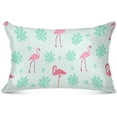 thumbnail image 3 of GZHJMY Flamingo King Pillowcase Super Soft Cozy Plush Pillow Case with Zipper for Sofa Bed Couch, 20 x 40 Inch, 3 of 7