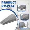 thumbnail image 2 of LAMIRO 4Pcs Door Stoppers for Bottom of Door,Easy Installation Under Door Noise Stopper,Freely Adjust the Door Opening Angle Decorative Door Stoppers,gray+dark gray, 2 of 7