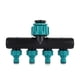 thumbnail image 5 of Distribuidor de mangueras, divisor de mangueras de 4 vías, conector de manguera, equipo de riego para jardín de primera línea, 5 of 12