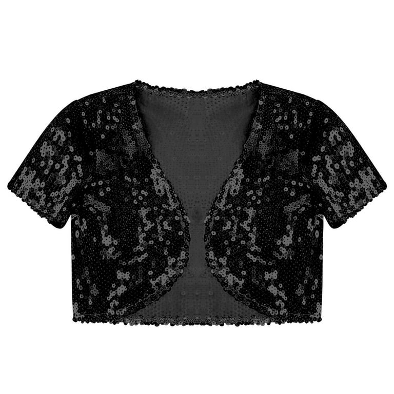 Black sequin bolero outlet shrug