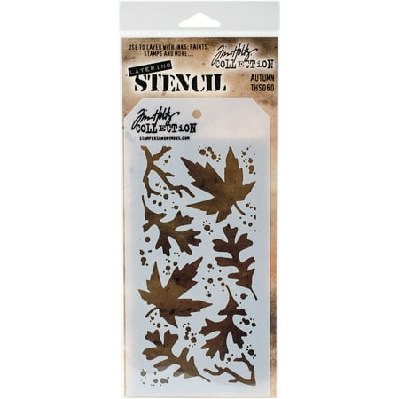 UPC: 0653341053916 | Tim Holtz Layered Stencil 4.125 X8.5 -Autumn