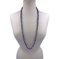 thumbnail image 2 of 36 Inch 8MM Matte Finish Semi-precious Genuine Sodalite Long Endless Infinity Beaded Strand Necklace., 2 of 2
