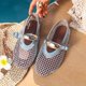 thumbnail image 4 of Zapatos de Mujer Casual Dressy con Hebilla de Metal Y Red de Pescado Superior, Zapatos Planos Transpirables para Primavera Verano, Pisos de Mujer Dressy, 4 of 8