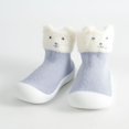 thumbnail image 3 of Gyujnb Baby Sock Shoes, Cute Cartoon Bear Longâ Warm Toddler Walking SlipperâSocks, Flexible Nonâ Soft Sole Shoes for Boys Girls,6-12 Months, 3 of 8