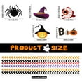 thumbnail image 5 of Begzeat 48PCS Halloween Disposable Straws Spider Pumpkin Witch Straws Insert 2024 Halloween Decoration HappyHalloween Party Supplies Birthday Decoration, 5 of 8