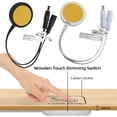 thumbnail image 2 of Dc12V 24V Wooden Board Touch Switch Led Light Dimming Controller 5A 20Cm Cable White, 2 of 4