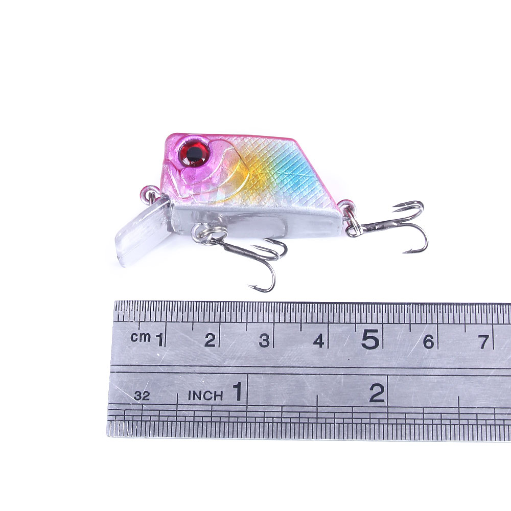 HENGJIA Square Bill Crankbaits for Bass, 10pcs Crank Baits Fishing lures, Topwater Fishing Hard Baits for Bass Trout Freshwater and Saltwater