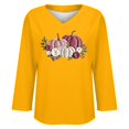 thumbnail image 4 of Blouses for women dressy casual Long Sleeve Polyester and Spandex Soft Clothing XXXL Yellow womens blouses, 4 of 5