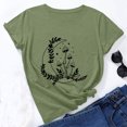 thumbnail image 2 of Camiseta de manga corta con cuello redondo y estampado de jersey suelto de verano para mujer Camiseta/camisa de manga corta con cuello redondo Pompotops hfajkhk141912, 2 of 7