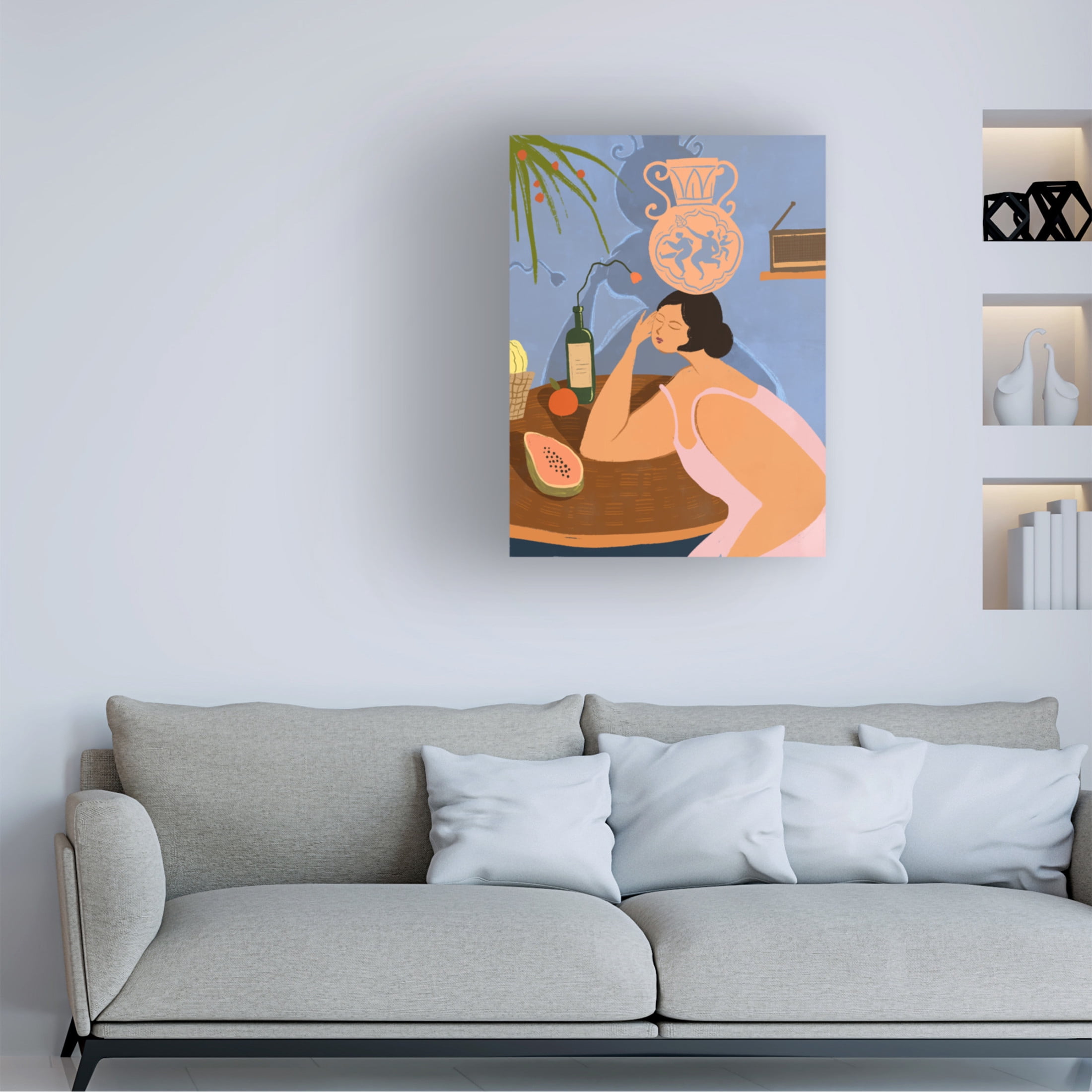 Trademark Fine Art Arty Guava  Bestill Canvas Wall Art